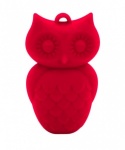 Owl Pendant Scarlet Red